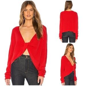 #T31 Lovers and Friends Spring Sweater in Red SZ S $98